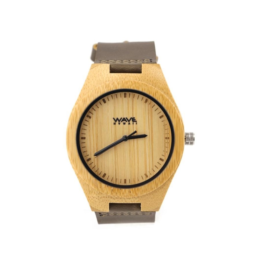 Equipment WAVE HAWAII | Wave Hawaii Wooden Watch Men Ebony + Walnut