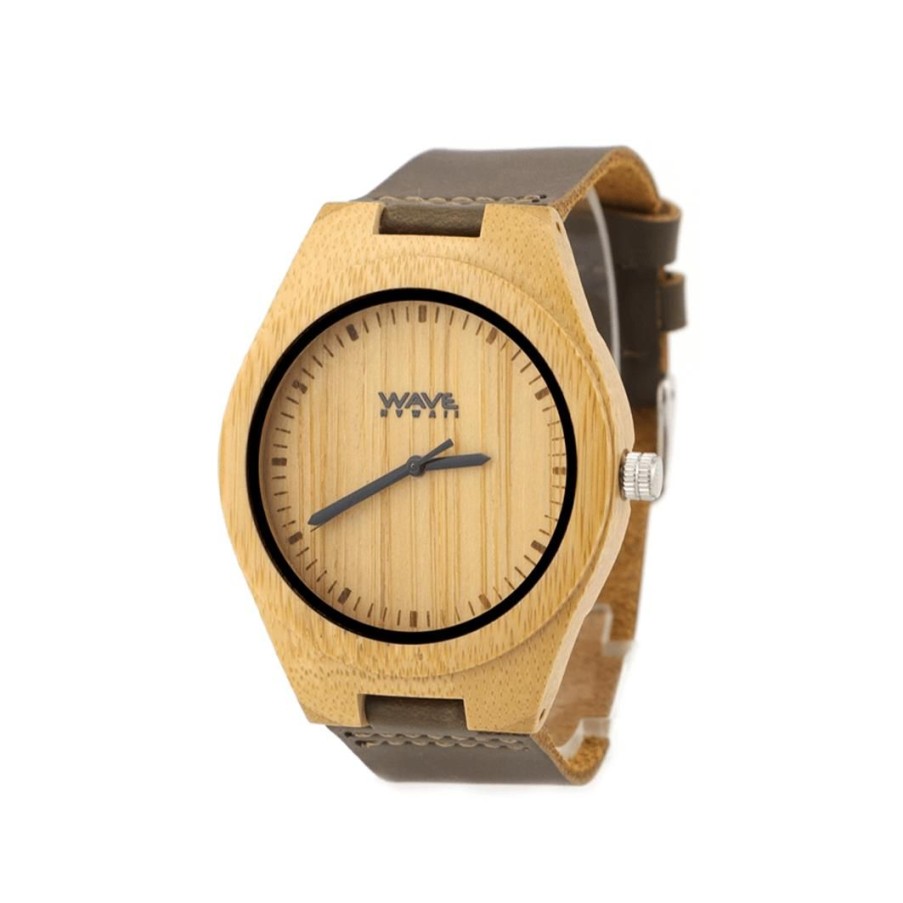 Equipment WAVE HAWAII | Wave Hawaii Wooden Watch Men Ebony + Walnut