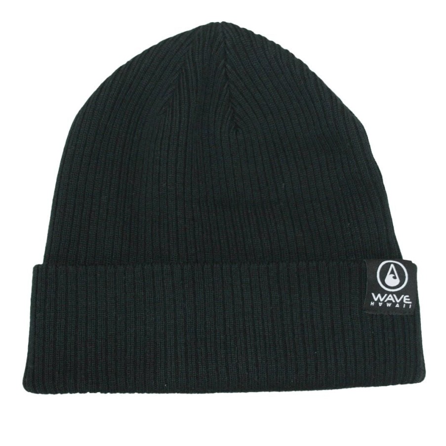 Clothing & Co. WAVE HAWAII | Wave Hawaii Beanie Bio Cotton Black