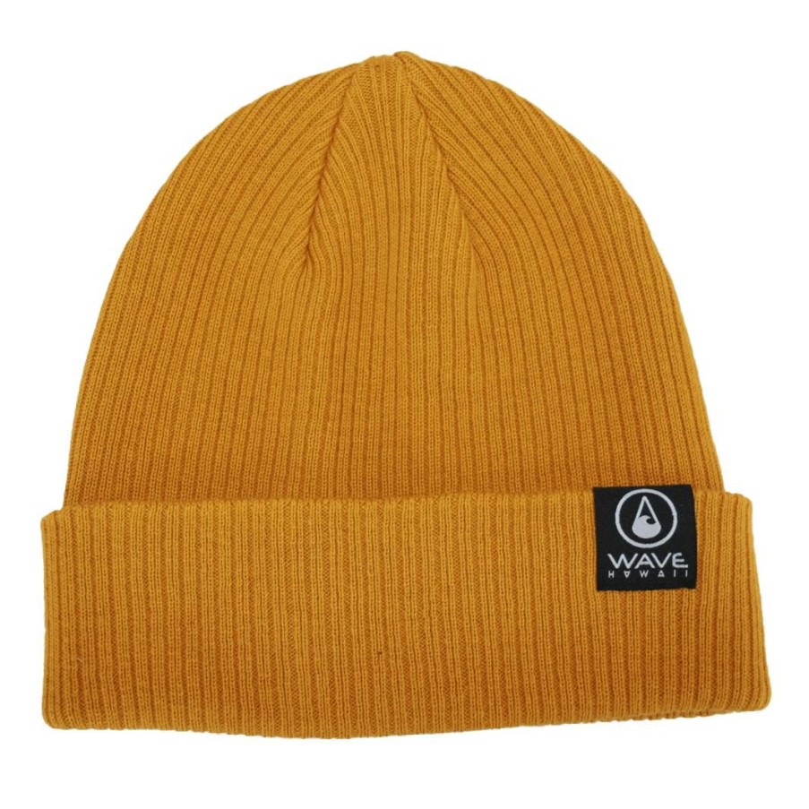 Clothing & Co. WAVE HAWAII | Wave Hawaii Beanie Bio Cotton Mustard