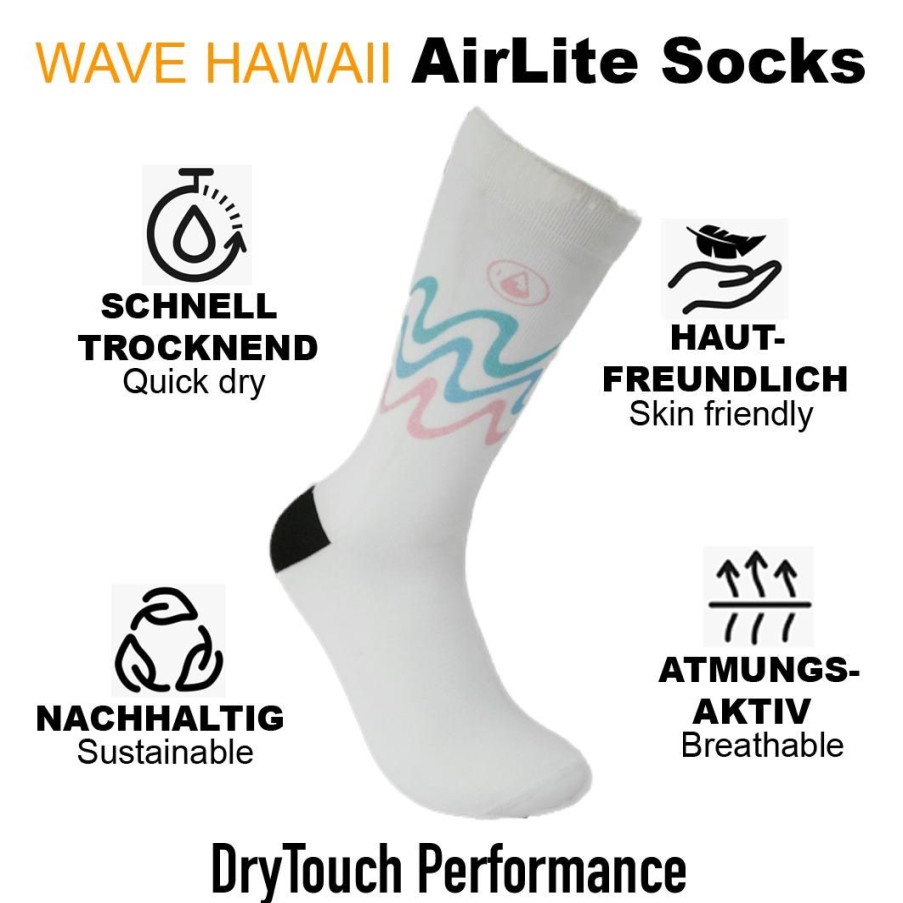 Our Product Range WAVE HAWAII | Airlite Drytouch Socks D7