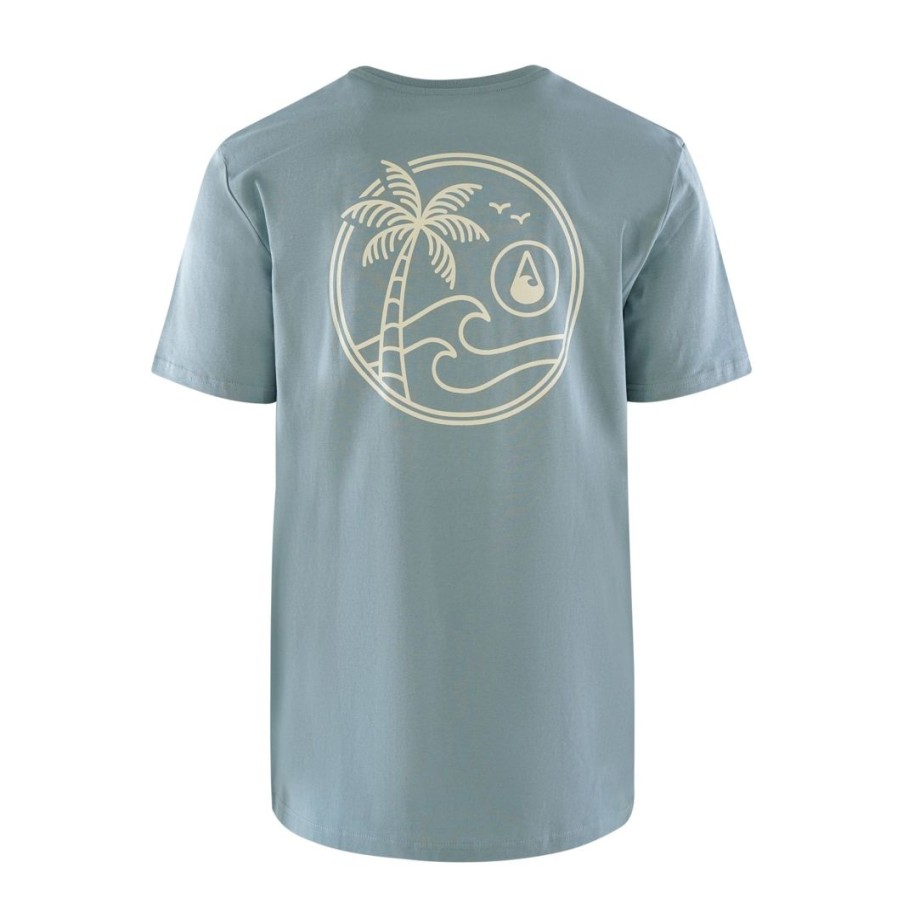 Clothing & Co. WAVE HAWAII | T-Shirt Waimea Blue, Bio Baumwolle