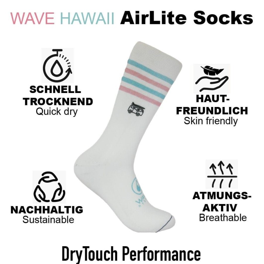 Our Product Range WAVE HAWAII | Airlite Drytouch Socks D6