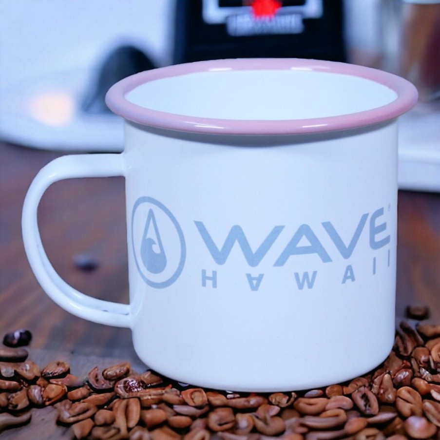 Equipment WAVE HAWAII | Enamel Cup Pink-Gray, 350 Ml