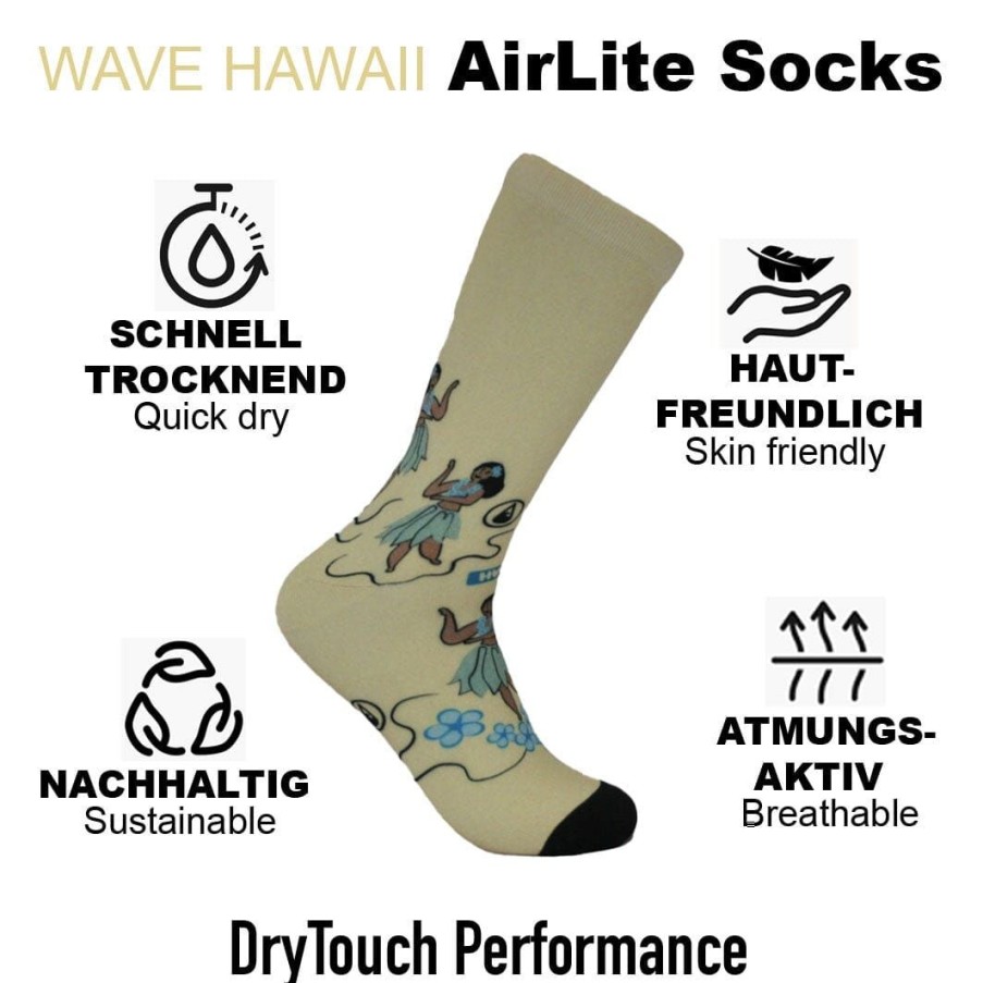 Our Product Range WAVE HAWAII | Airlite Drytouch Socks D1