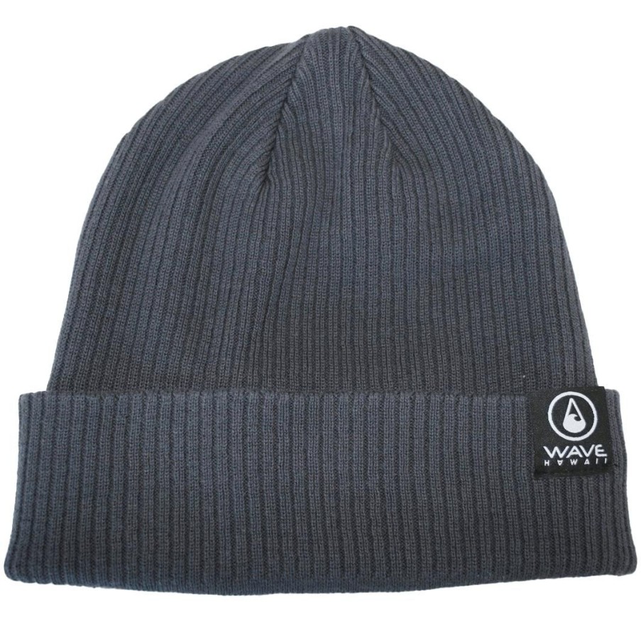 Our Product Range WAVE HAWAII | Wave Hawaii Beanie Bio Cotton Grey Graphite