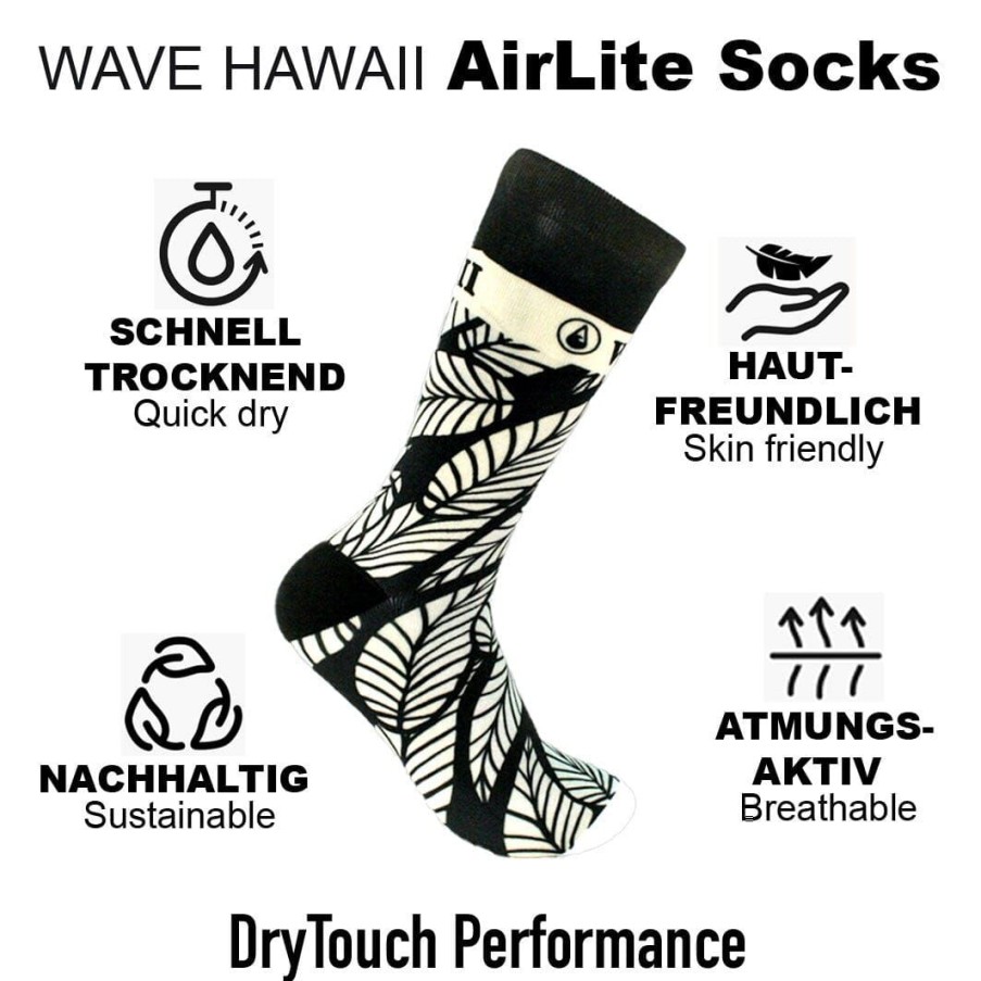 Clothing & Co. WAVE HAWAII | Airlite Drytouch Socks D9