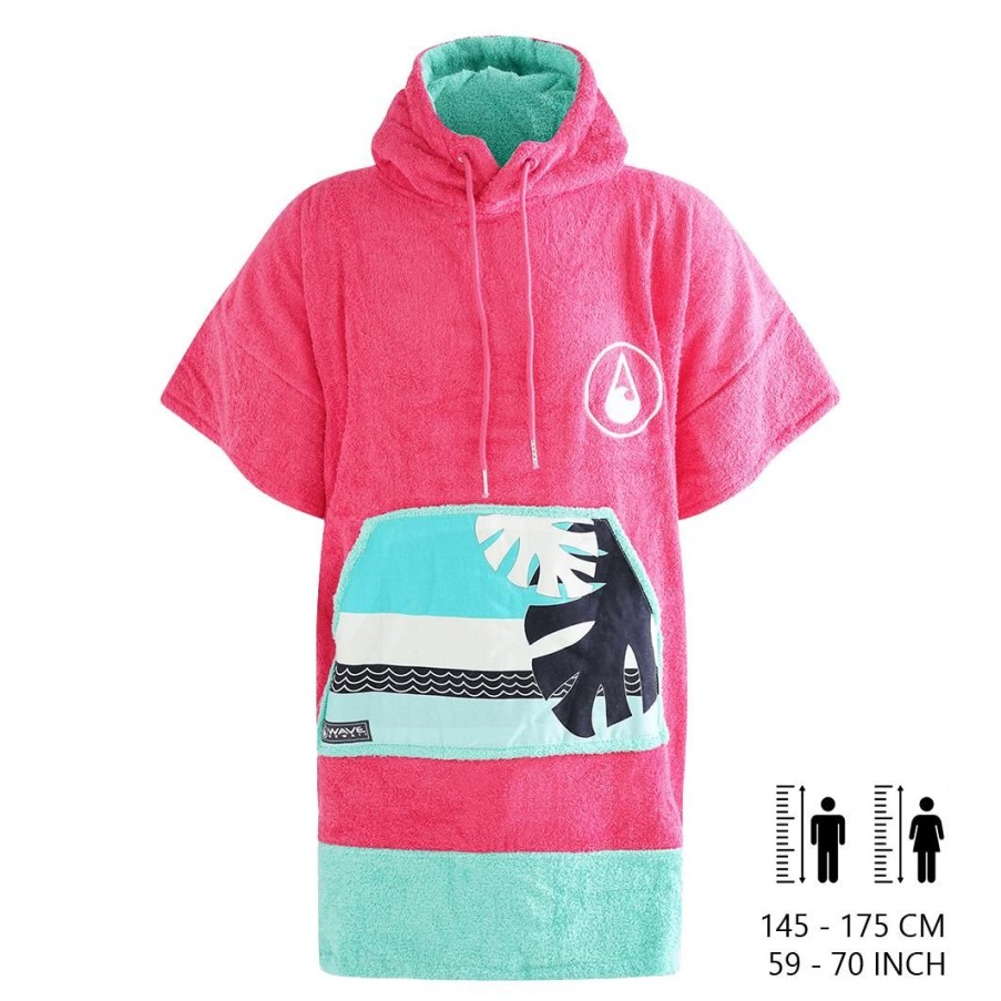 Our Product Range WAVE HAWAII | Wave Hawaii Poncho Pink Wave