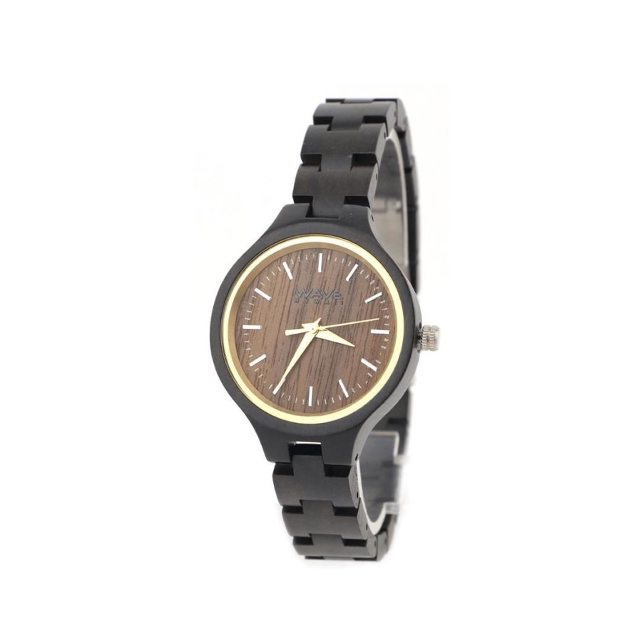 Equipment WAVE HAWAII | Wave Hawaii Wooden Watch Woman Ebony