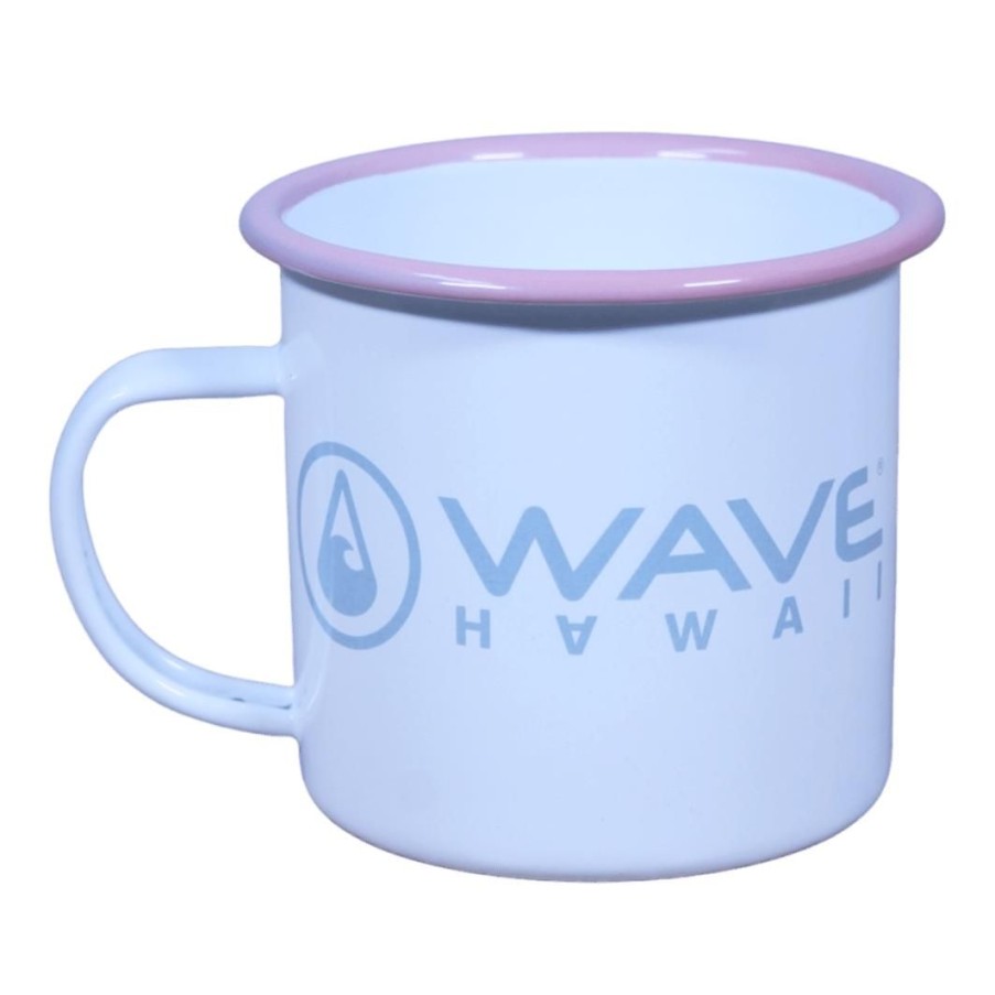 Our Product Range WAVE HAWAII | Enamel Cup Pink-Gray, 350 Ml