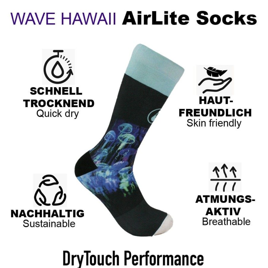 Clothing & Co. WAVE HAWAII | Airlite Drytouch Socks D10