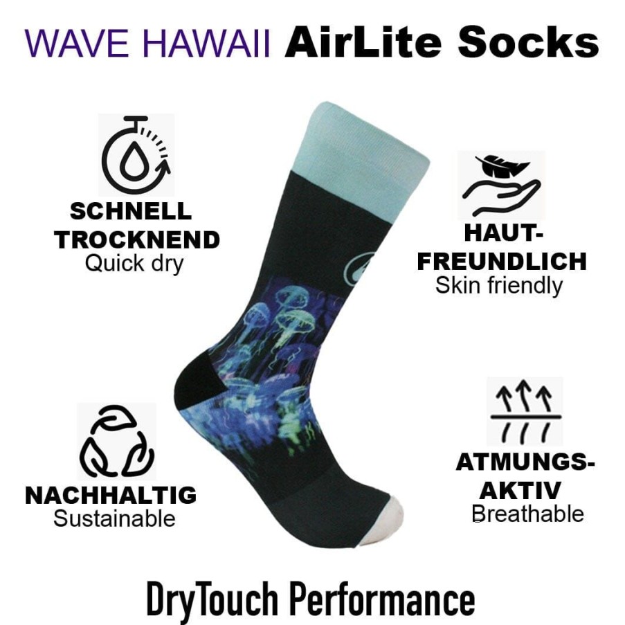 Our Product Range WAVE HAWAII | Airlite Drytouch Socks D10