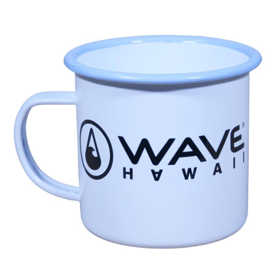 Equipment WAVE HAWAII | Enamel Mug Blue-Black, 350 Ml