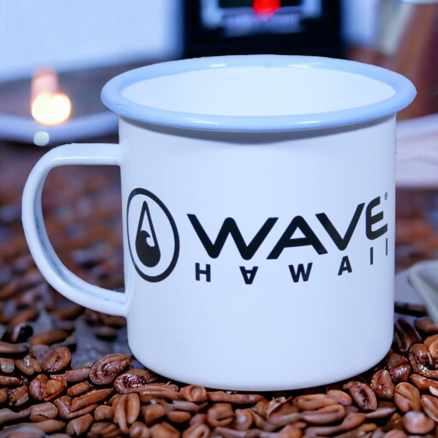 Equipment WAVE HAWAII | Enamel Mug Blue-Black, 350 Ml