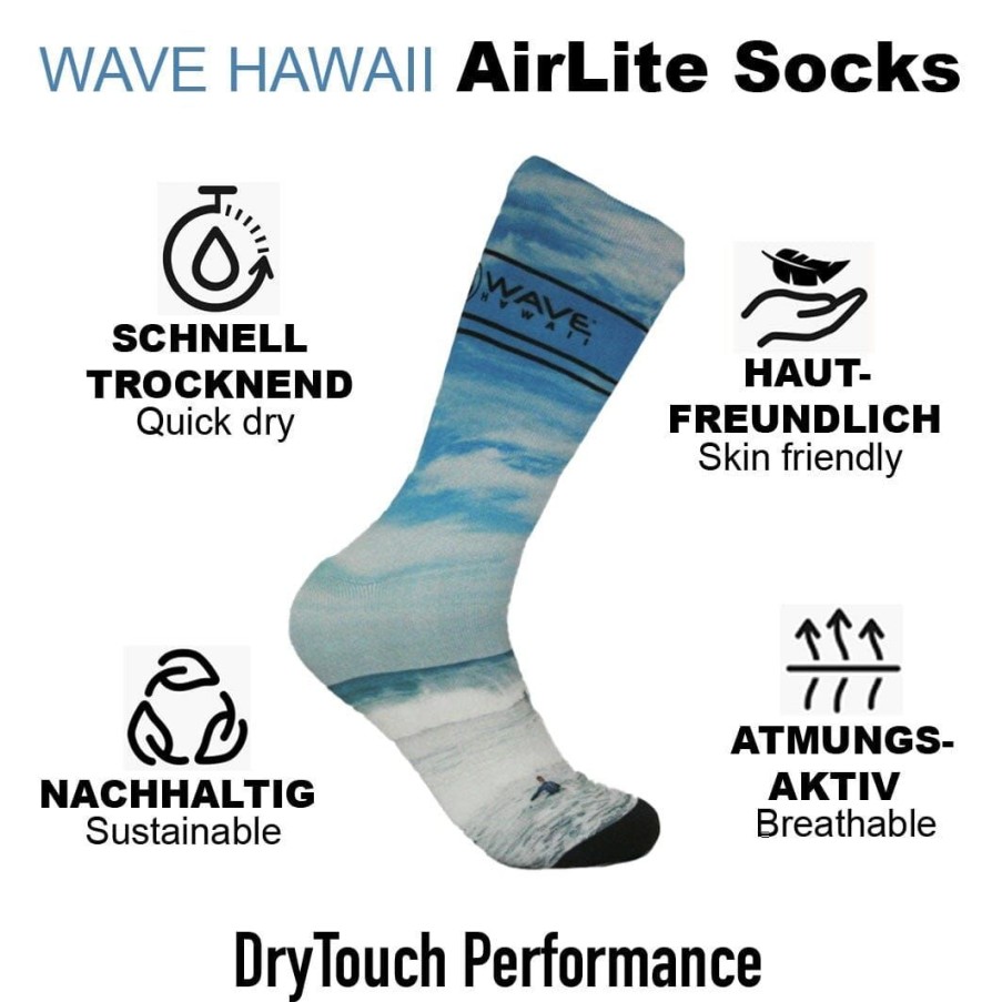 Our Product Range WAVE HAWAII | Airlite Drytouch Socks D5