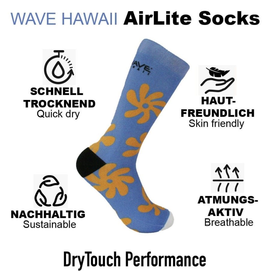 Our Product Range WAVE HAWAII | Airlite Drytouch Socks D8