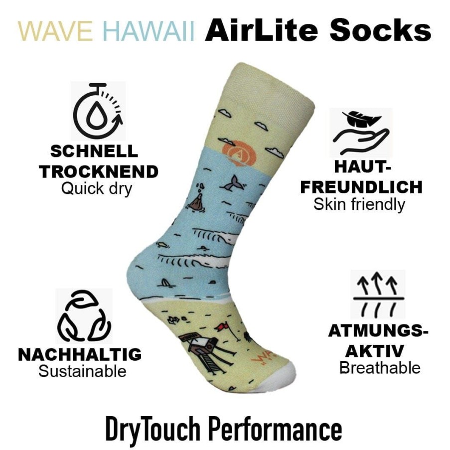 Our Product Range WAVE HAWAII | Airlite Drytouch Socks D2