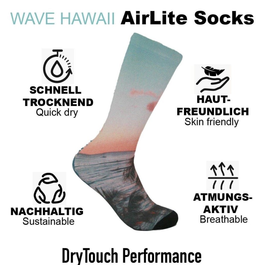 Our Product Range WAVE HAWAII | Airlite Drytouch Socks D4